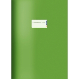 Kartonheftschoner A4, grasgrün, mit Beschriftungsetikett