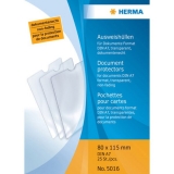 Ausweishülle 80x115mm transparent für Dokumente Format DIN A7