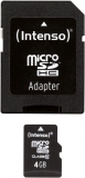 Micro-SDHC Speicherkarte 4GB 10MB/s Class 10, mit SD-Adapter