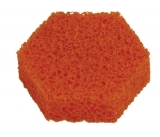 Ersatzschwamm für Markenanfeuchter, Naturkautschuk, 85 mm, orange