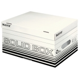 Archiv/Transportbox Solid weiß Größe S, 370x195x265mm, bis 15 kg