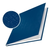 Buchbindemappe Hardcover A4 7mm Leinenüberzug matt blau