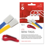Label-The-Cable Mini 10er Set mix 10 kleine Klettbinder mit
