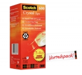 Klebefilm Scotch® Crystal 19mmx33m kristallklar u. hochtranspatent