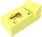 Post-it Notes 653E 38x51mm gelb Block = 100 Blatt