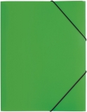 Gummizugmappe A4, 3 Klappen, Trend, grün