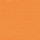 Servietten 33x33cm 1/4 Falz 3lag. orange unifarbig