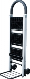 Handkarren-Leiter-Kombination, 3 Stufen, aluminium/schwarz