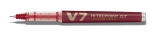 Tintenroller Hi-Tecpoint V7, 0,4mm, rot, Kappenmodell, mit Flüssig-