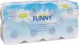 Toilettenpapier Funny 3-lagig Zellstoffpapier mit Motivprägung