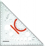 Rumold Techno-Dreieck aus Makrolen Für Feinminenstift 0,5mm.