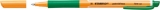 Feinschreiber pointVisco mit weicher Griffzone, Clip, grün