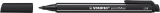 Filzschreiber pointMax schwarz, 0,8mm Strichstärke, Nylonspitze, Kappe