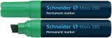 Schneider Permanentmarker 280 Keilspitze 4-12mm, grün