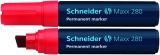 Schneider Permanentmarker 280 Keilspitze 4-12mm, rot