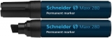 Schneider Permanentmarker 280 Keilspitze 4-12mm, schwarz