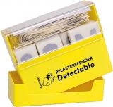 Pflasterspender gelb, Pflaster detectable gefüllt aus ABS-Kunststoff.