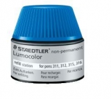 Nachfülltinte Lumocolor nonpermanent, blau, Inhalt: 15 ml