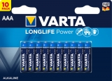 Batterie Micro Longlife Power AAA, 10er Pack, LR03, 1,5V